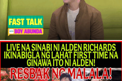 SHOCKING LIVE REVELATION: Alden Richards Speaks Out for the First Time, Shocking Fans and Celebrities with His Courage—A Moment That Leaves Everyone Stunned and Social Media Exploding!