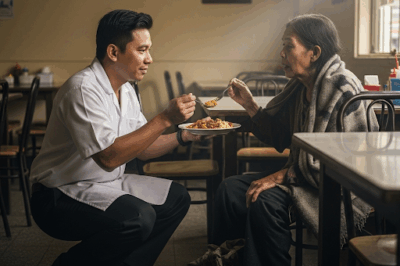 Sa isang mundo na puno ng kawalang-katarungan, isang simpleng gawa ng kabaitan ang naging susi sa isang hindi inaasahang pagbabago. Isang waiter ang nawalan ng trabaho dahil sa pagtulong sa isang matandang babae, ngunit ang desisyon niyang magpakita ng kabutihan ay nagdulot ng isang nakakagulat na rebelasyon. Sino ang tunay na pagkatao ng matandang babae? At bakit ang kanyang pag-alis sa trabaho ay naging simula ng isang bagong yugto sa kanyang buhay? Basahin ang buong detalye sa comments section.