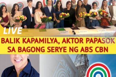 SHOWBIZ BOMBA! Matapos ang mahabang pananahimik, isang legendary Kapamilya actor ang nagbabalik sa ABS-CBN! Ang kanyang bagong serye, puno ng scandal, sikreto, pagtataksil, at twists na hindi inaasahan ng fans!