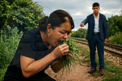 Narinig ng bilyonaryo ang kanyang kasambahay na nakaluhod sa damuhan, kumakain ng mga dahon ng damo. Ngunit ang katotohanang kanyang natuklasan ay mas malupit pa kaysa sa kabaliwan—isang lihim na nagwasak sa kanyang puso at nagpabagsak sa kanyang tuhod, doon mismo sa loob ng kanyang marangyang tahanan.