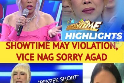 Pamag-asul nga Tugtog sa Gabi: “SHOWTIME MAY VIOLATION, VICE NAG SORRY AGAD” — Isang Gabing Hudyat ng Lihim, Puso, at Kapahamakan na Hindi Mo Kakalimutan Kailanman…