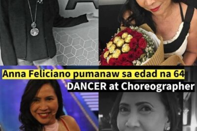 Pumanaw na si Anna Feliciano, isang beteranang mananayaw at kilalang choreographer na nakilala sa mga noontime show tulad ng “Wowowin.”