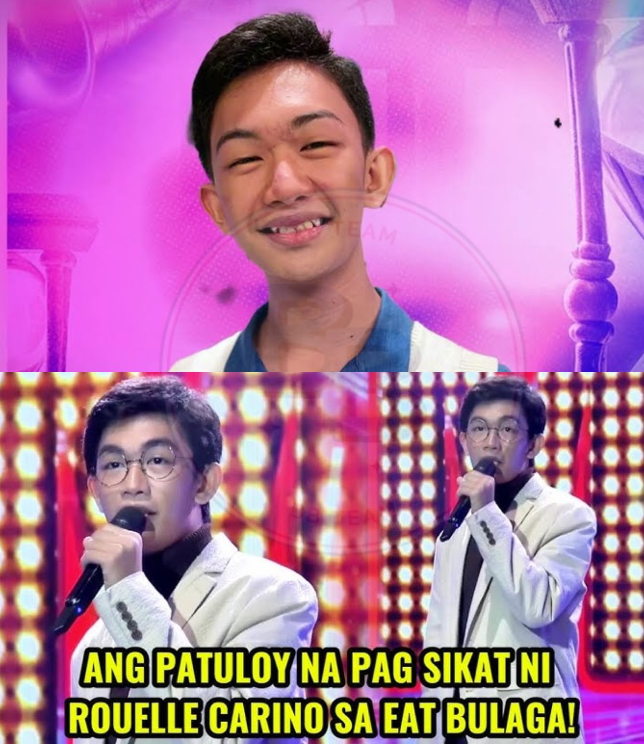 A new face appeared on television and with just his voice, he managed