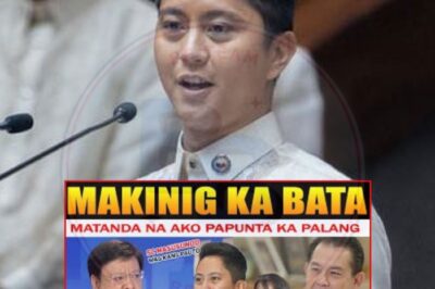 SHOCKING: Matinding Sagutan sa Kongreso! Cong. Marcoleta at Sandro Marcos Nagka-initan – Ang Pambihirang Sagot ng Batang Marcos na Nagpatigil ng Lahat!