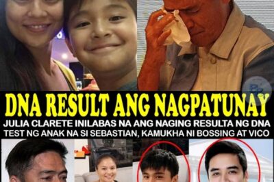 OMG! JULIA CLARETE finally BREAKS HER SILENCE and reveals the shocking DNA TEST RESULT of her son — Netizens STUNNED after seeing the resemblance to VICO SOTTO! Is this the hidden truth behind Bossing Vic’s secret past? You won’t believe what happened next!