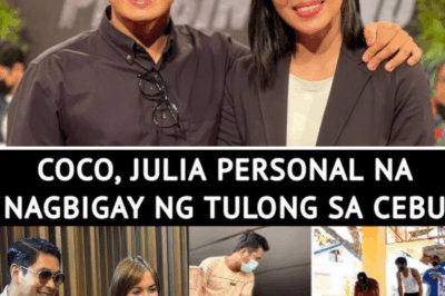 SHOCKING ACT OF KINDNESS !! COCO MARTIN AND JULIA MONTES PERSONALLY STEP IN TO HELP CEBU SURVIVORS — YOU WON’T BELIEVE WHAT THEY DID!