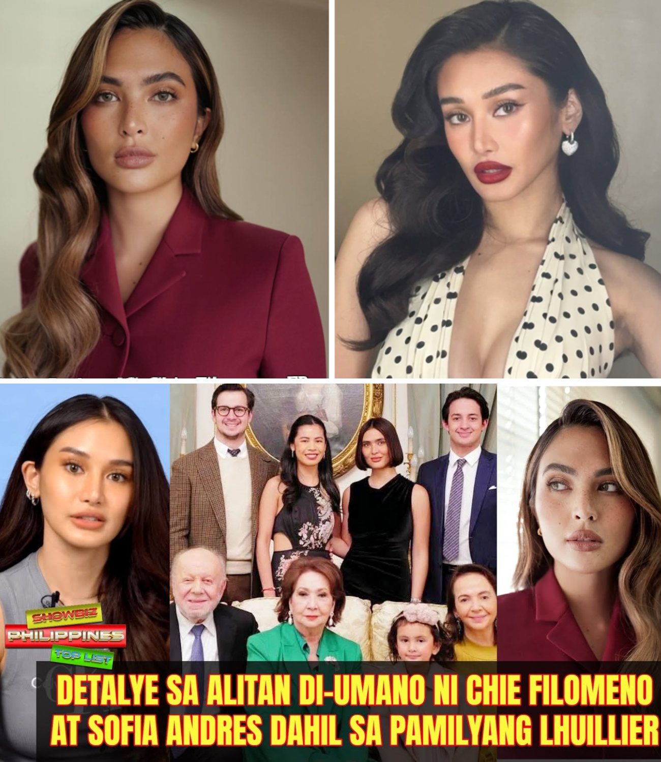 Explosive Feud Between Chie Filomeno and Sofia Andres Over Lhuillier