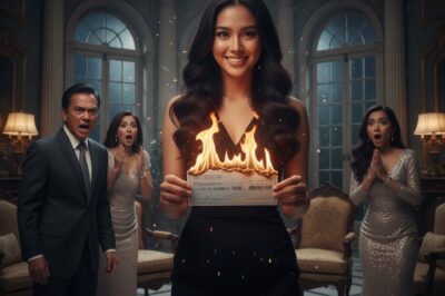Isang ngiti sa gitna ng apoy! Sa harap ng matinding galit at inggit ng kanyang ama, ngumiti si Chloe habang sinunog ang tsekeng nagkakahalaga ng 99 Milyong Dolyar na pamana ng kanyang bilyonaryong Lolo. Ang pamilya niya, sigurado na wala na siyang natira. Ngunit ang hindi nila alam, ang sinunog sa tsekeng iyon ay hindi ang totoong yaman, kundi ang isang palabas na itinuro sa kanya ng kanyang Lolo. Ang kanyang Lolo, ang nag-iisang nagmahal sa kanya, ay nag-iwan ng isang lihim na plano na bumagsak sa kanyang mga magulang. Tuklasin ang matalino at mapanganib na plano ni Chloe at ang kanyang hindi malilimutang paghihiganti! Basahin ang kumpletong istorya ng laban at karunungan sa link sa comments section.