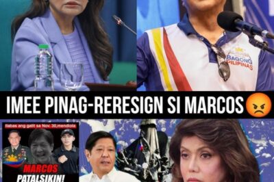 IMEE PINAG-RERESIGN SI MARCOS! Isang Matinding Hamon Bago Pa Lumala ang Labanan—Ano ang Nasa Likod ng Hiling na Pagbibitiw at Ano ang Maaaring Mangyari sa Politikal na Kinabukasan?