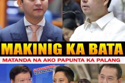 KAKAPASOK LANG: Matinding Sagutan sa pagitan ni Cong. Marcoleta at Sandro Marcos — Ang Hindi Inaasahang Sagot ng Batang Marcos na Nagpabago ng Lahat!