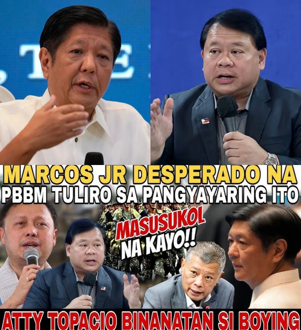 ATTY TOPACIO: DESPERADO NA SI MARCOS JR MALAPIT NG MASUKOL. - News