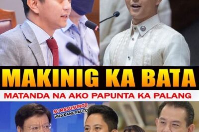 KAKAPASOK LANG: Matinding Sagutan nina Cong. Marcoleta at Sandro Marcos—Lahat Nagulat sa Matapang na Sagot ng Batang Marcos! 😱 Isang Hindi Inaasahang Palitan ng Mga Salita sa Kongreso—Ang Batang Marcos, Si Sandro, Hindi Nagpatalo kay Cong. Marcoleta at Nagbigay ng Isang Sagot na Nag-iwan ng Lahat sa Pagkalula! Ano Ang Naganap sa Harap ng Mga Mambabatas at Bakit Ang Kanyang Pahayag Nagpabago ng Direksyon ng Lahat ng Diskusyon? Ang Nakatagong Puwersa sa Likod ng Isang Hindi Malilimutang Sagutan—Alamin Ang Buong Kwento Ngayon!