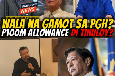 KALUNOS-LUNOS! PGH, Wala Nang Gamot Habang Bilyones “Nakaparada” sa Hotel? Marcos Jr., Sinisi sa Paghihirap ng mga Pasyente at Pagkawala ng 100M Monthly Budget!