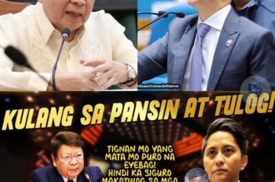 “HULI KANA TIGNAN MO MATA PURO EYEBAGS” — MARCOLETA SINAGOT SI SANDRO AT REMULLA! NATULALA SILA