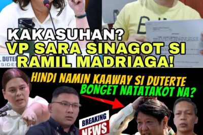 BREAKING! VP SARA DUTERTE, BINASAG ANG KATAHIMIKAN! TUGON KAY MADRIAGA, SIGALOT LUMALA MATAPOS ANG PABATIKOS NI CARDEMA