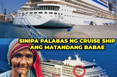 SINIPA PALABAS ng CRUISE SHIP ang MATANDANG BABAE, LAKING GULAT nila ng MALAMAN kung SINO ITO?