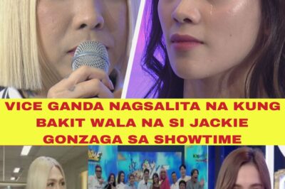 Bago ang Lahat! Vice Ganda, Sinira ang Katahimikan: Ang Hindi Inaasahang Katotohanan sa Biglaang “Pagkawala” ni Jackie na Yumanig sa Showtime