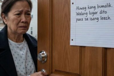 Nakalimutan Ako ng Anak Ko na Sunduin Ako sa Ospital, Kahit Sampung Tawag na Lang. Dahil sa Takot na May Mali, Hindi Ko Pinansin ang Sakit ng Aking mga Sugat, Sumakay ng Taxi Pauwi, at Nalaman Kong Nagbago ang mga Kandado. May Sulat sa Pinto: “Huwag Kang Bumalik. Walang Lugar Dito para sa Isang Leech.” Hindi Ako Umiiyak, Hindi Ako Nakipagtalo. Dahil Iniwan Ako ng Yumaong Asawa Ko ng Isang Huling Lihim na Sandata—At Ngayon, Babaguhin Ko Na ang Lahat ng Takbo ng Aming Buhay. Ano ang Matinding Plano Ko na Magpapaikot ng Buong Kuwento?