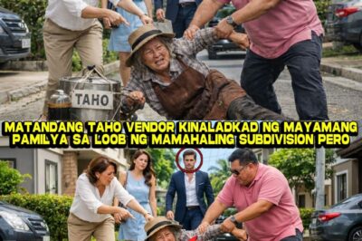 Matandang Nagtitinda ng Taho Kinaladkad ng Mayamang Pamilya palabas ng Subdivision pero…