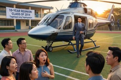 Inimbitahan Nila ang “Talunan ng Klase” sa 10-Year Reunion Para Lang Tuyain at Maliitin Siya—Pero Walang Naghanda sa Sandaling Dumating Siya Sakay ng Isang Helicopter. Ano ang Nangyari sa Loob ng Sampung Taon at Paano Biglang Bumaligtad ang Lahat ng Kanilang Akala?