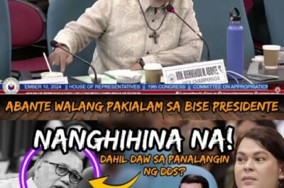 ABANTE, NANGHIHINA NA NGA BA?! “WALANG PAKIALAM” SA BISE PRESIDENTE?! VP SARA, HINAHAMON ANG KAPANGYARIHAN NG QUAD-COMM!