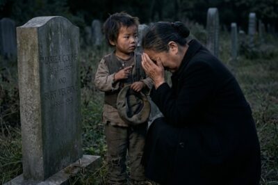 Akala niya ay umiiyak siya sa libingan ng kaniyang mga anak na babae… ngunit isang batang pulubi ang nagsabi ng isang nakakagulat na lihim na nagpahinto sa kanyang paghinga, nagbukas ng bagong kabanata sa kanyang buhay!