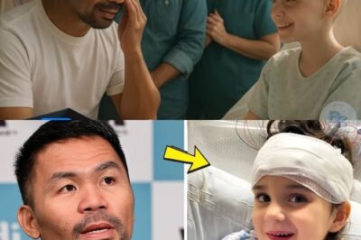 Isang Batang Babaeng May Kanser ang Hiniling na Makipagkita sa Kanyang Bayani na si Manny Pacquiao— Ang Susunod Niyang Ginawa ay Nagpaluha sa Lahat.