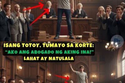 ISANG TOTOY, TUMAYO SA KORTE: “AKO ANG ABOGADO NG AKING INA!” LAHAT AY NATULALA