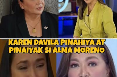PINAHIYA SA HARAP NG MADLA! Alma Moreno, LUMUHA sa Live Interview Matapos ang Isang Tanong ni Karen Davila na Nagpasabog ng Matinding Kontrobersiya