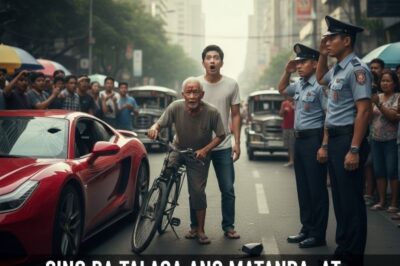 Sa gitna ng kalsada, walang awa na sinapak at minura ng lalaking sakay ng mamahaling sports car ang isang matandang naka-bike. Tahimik lang ang matanda, duguan at nanginginig. Ngunit biglang nagbago ang lahat nang dumating ang mga pulis. Sa halip na hulihin ang matanda, tumayo sila nang tuwid at nagbigay ng saludo. Namutla ang lalaki, hindi makapaniwala sa kanyang nakita. Sino ba talaga ang matanda, at bakit siya ginagalang ng mga pulis?